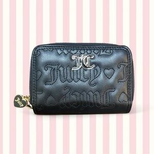 Brand New Juicy Couture Black Embossed Wallet